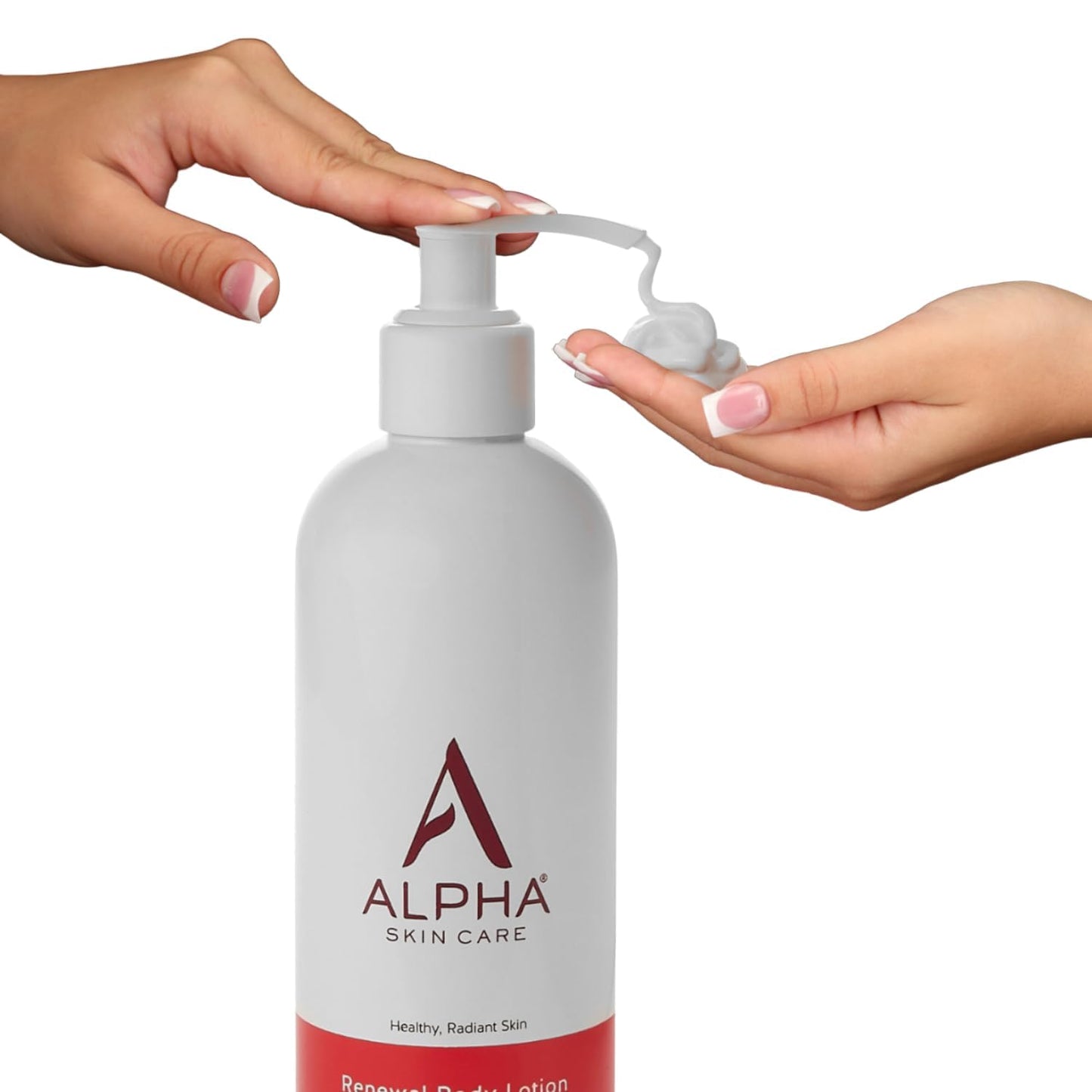Alpha Skin Care Revitalizing Body Lotion, 12% Glycolic AHA, Simple & Effective Daily Moisturizer with Alpha Hydroxy Acid, Hydrates & Exfoliates for Soft, Smooth Skin, Anti-Aging, 12 Oz