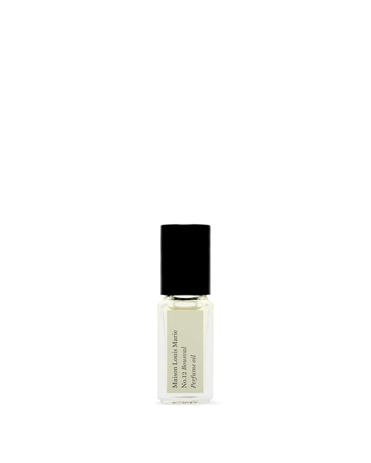 Maison Louis Marie - No.12 Bousval Natural Roll-On Perfume Oil Sample | Luxury Clean Beauty + Non-Toxic Fragrance (0.1 fl oz | 3 ml)