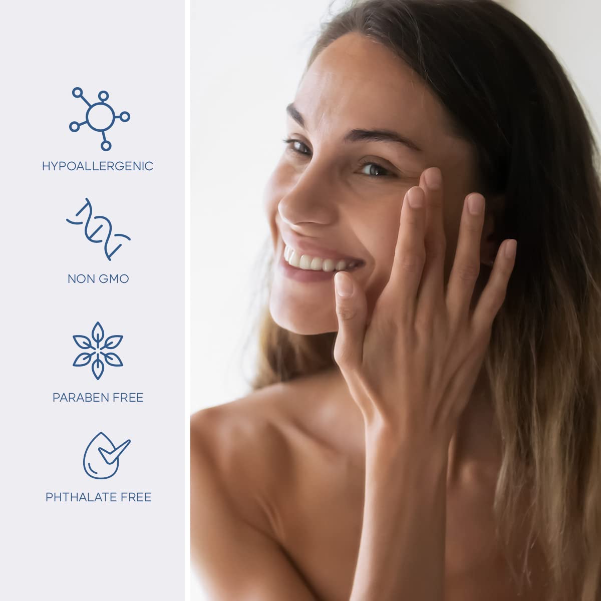 Hyaluronic Acid & Collagen Day & Night Face Moisturizer - Dermatologist Tested, Hydrating, Anti-Aging, Clean Beauty, Cruelty-Free, Korean Skincare for All Skin Types - 1.69 Fl oz (2-Pack)