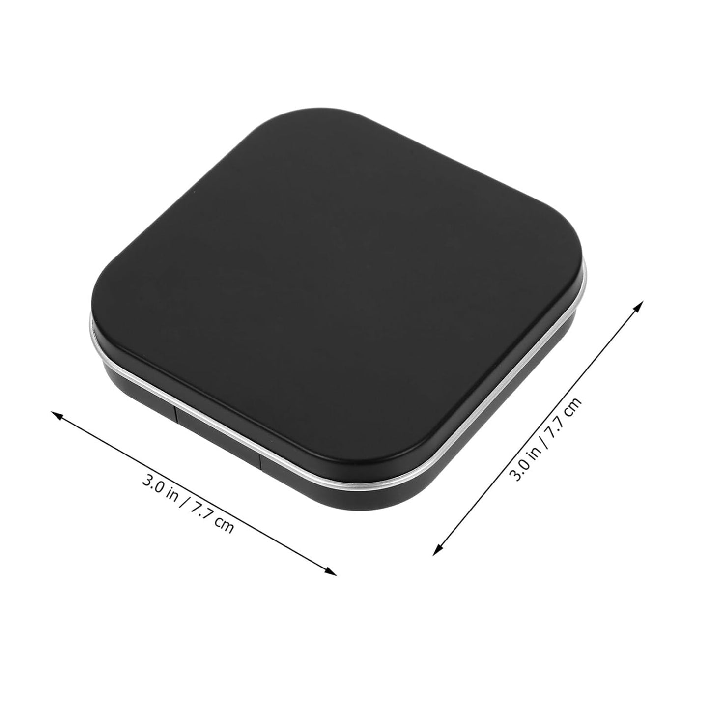 Beaupretty Empty Eyeshadow Palettes 2PCS Empty Eyeshadow DIY Lipstick Lip Balm Blusher Containers Refillable Makeup Storage Case Box with Mirror