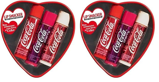 Lip Smacker Valentine's Day Collection Coca-Cola Lip Balm Tin (Pack of 2)