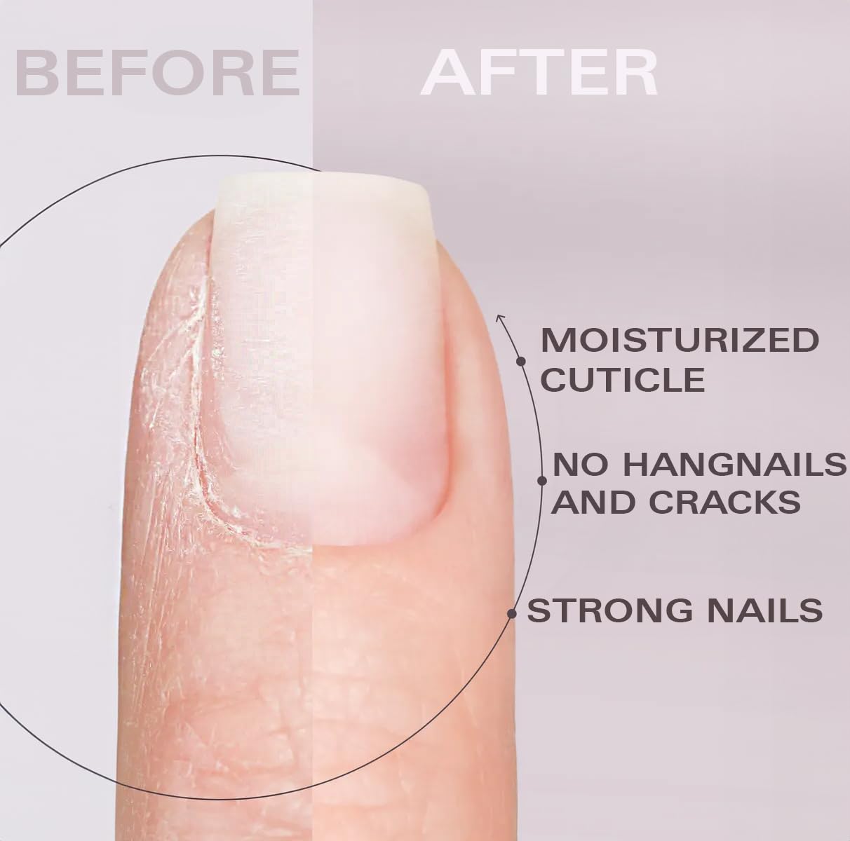 Nail Oil Cuticle Pen - Orange - Nail Strengthener & Growth Serum with Vitamin A, D, E, B5, Grapeseed & Natural Oils - Repair for Brittle, Peeling, Thin Nails - Twist Brush Pen