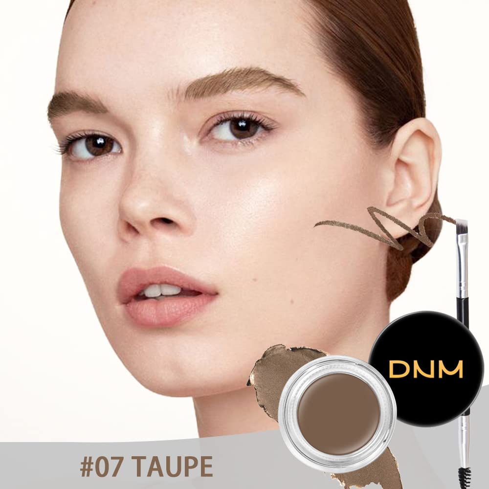 evpct Taupe Eyebrow Powder Pomade Gel Shaper Makeup Kit with Dual-ended Brush, Eyebrow Stencil Kit for Women Shaping, Eye Brow Pomade Stencil Shaper Tinting kits for Women, Long Lasting Waterproof