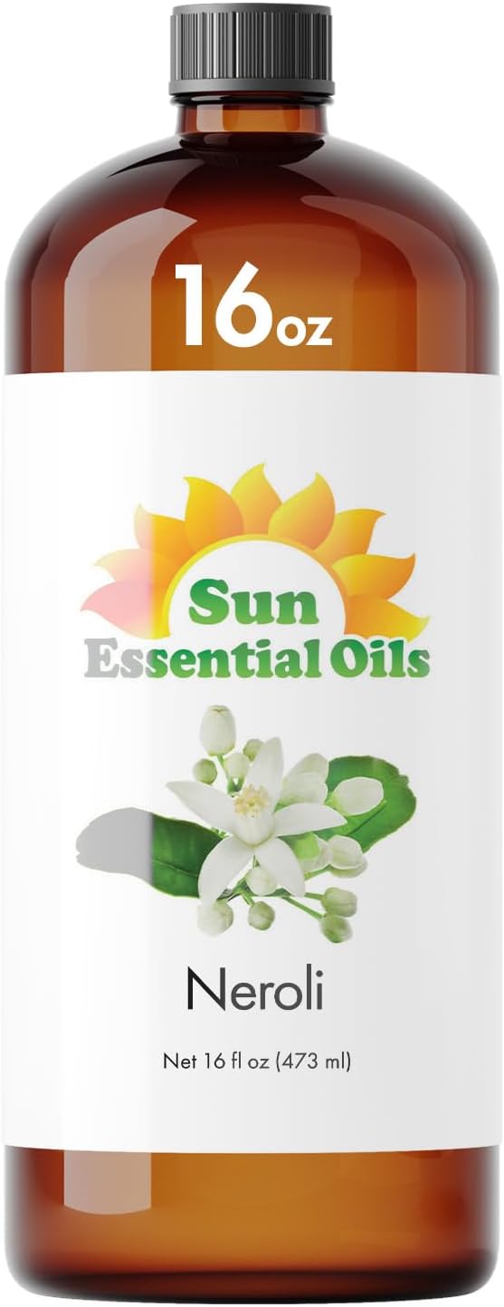 Sun Essential Oils Neroli Essential Oil - Neroli Aromatherapy Oil for Diffuser (16 fl oz)