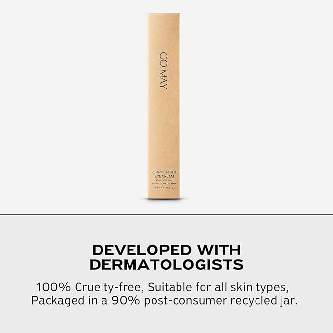 Retinol Night Eye Cream | Anti Aging Eye Cream | Moisturizer Eye Cream | Suitable for All Skin Types | 0.5 FL.OZ