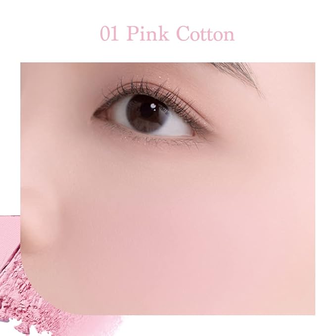 Dasique Blending Mood Cheek #05 Violet Knit l Vegan, Cruelty-Free l 4 Blendable Shades in Lightweight, Long-lasting, Smooth Powder