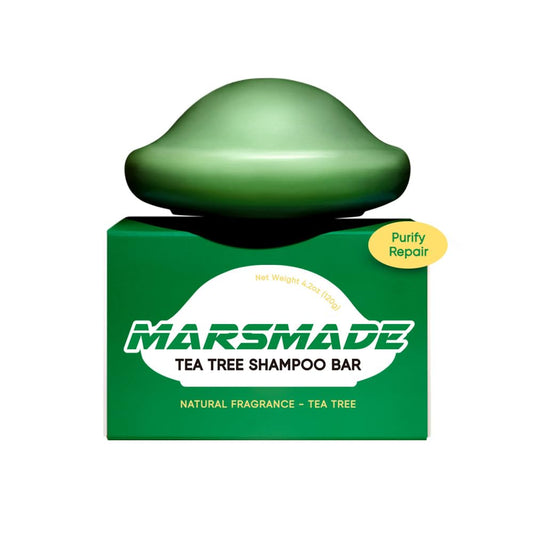 Tea Tree Shampoo Bar 2.0 - Hydrating & Moisturizing Natural Hair Soap Bar Shampoo for Excess Oil Build-Up & Scalp Nourishment - Bathing Soap Solid Shampoo for All Hair Types (120g, 4.23oz)