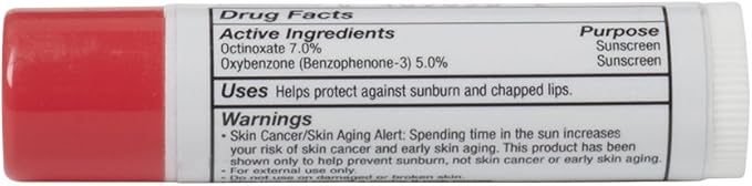 Quantum Health SuperLysine+ Lip Sunscreen Coldstick|Strawberry|Herbal Lip Balm|Soothes, Moisturizes, and Protects Lips from the Sun|SPF 21|0.17 Ounce Stick
