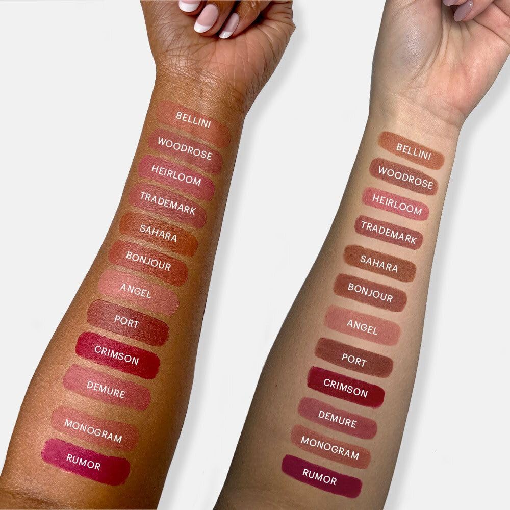 Glo Skin Beauty Suede Matte Lip Crayon (Trademark) - Longwearing Formula Stays On All Day, With Conditioning Shea Butter + Mango Seed Oil for a Velvety Smooth Finish