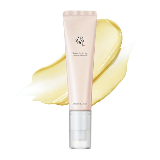 Beauty of Joseon Revive Eye Serum with Retinal Niacinamide Correction for Puffy Eye Bags Fine Lines Dark Circles Wrinkles, Korean Skin Care 30ml, 1 fl.oz