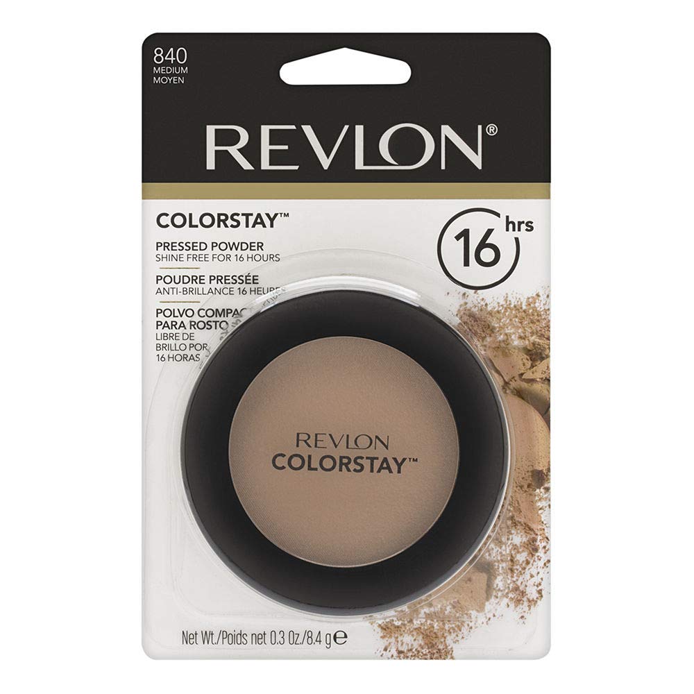 Revlon ColorStay Pressed Powder with SoftFlex, Medium 840, 0.3 Ounces (Pack of 2)