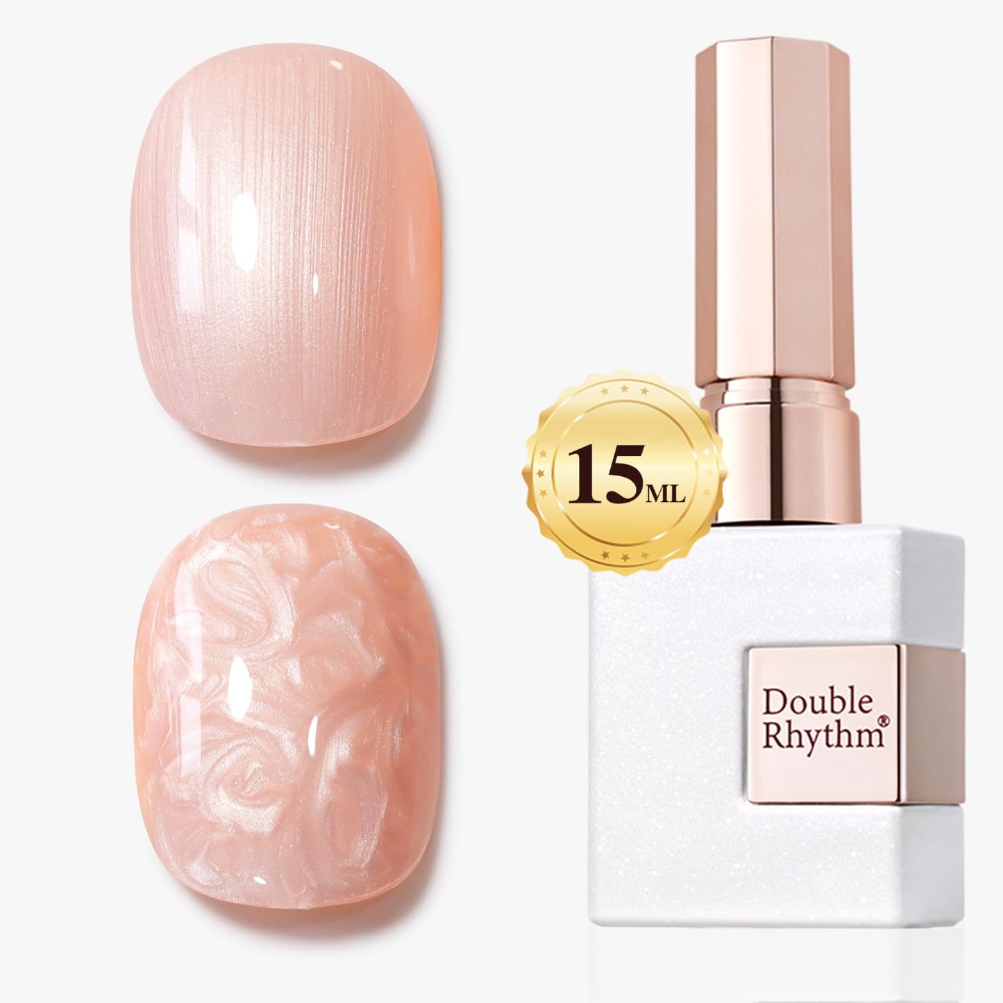 Double Rhythm 15ML Glitter Gel Polish Shimmer Reflective Holographic Color Magnetic for Nail Art Salon DIY at Home (B1138)