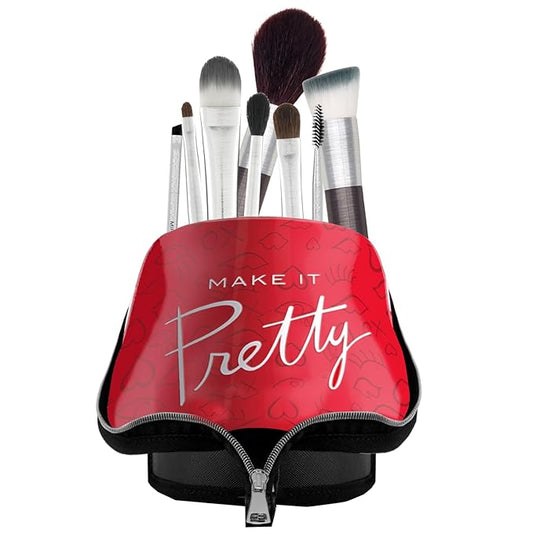 Mirabella Make It Pretty Professional Travel Brush Set and Travel Case