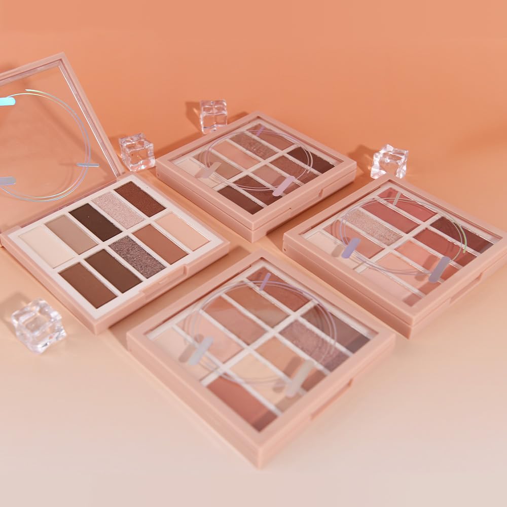 Neutral Nude Eye Shadow Palette,Matte Nude Pink Light Color Cream Eyeshadow Palette,Make Up Pallets for Women Natural Eyeshadow for Eyes Long Lasting Naturing-Looking