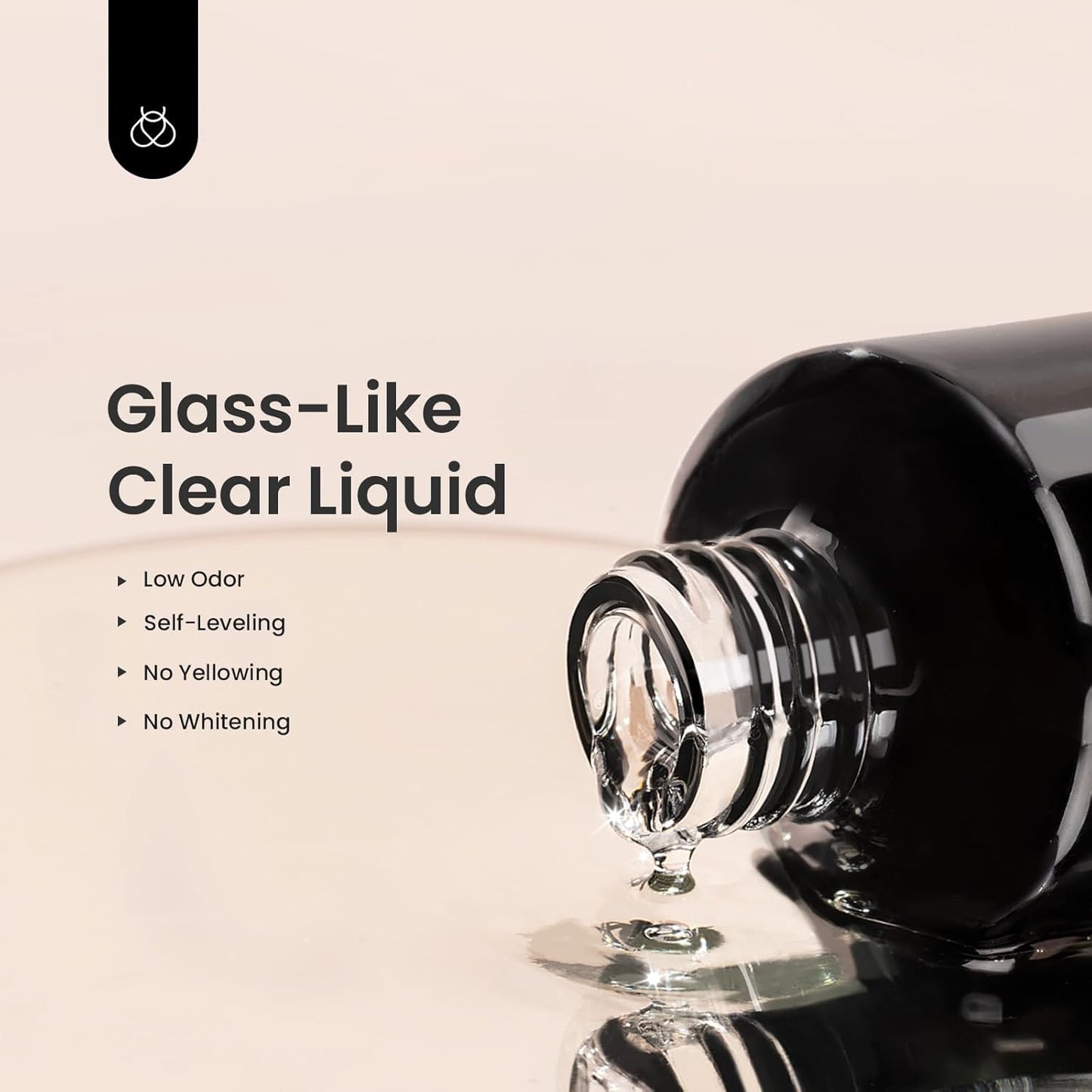 beetles Gel Polish Base Gel Top Coat Set, 2Pcs 15ML Clear Base and No Wipe Top Coat Soak Off UV LED Glossy Shine Finish Long Lasting DIY Nail Salon Manicure Gift for Women