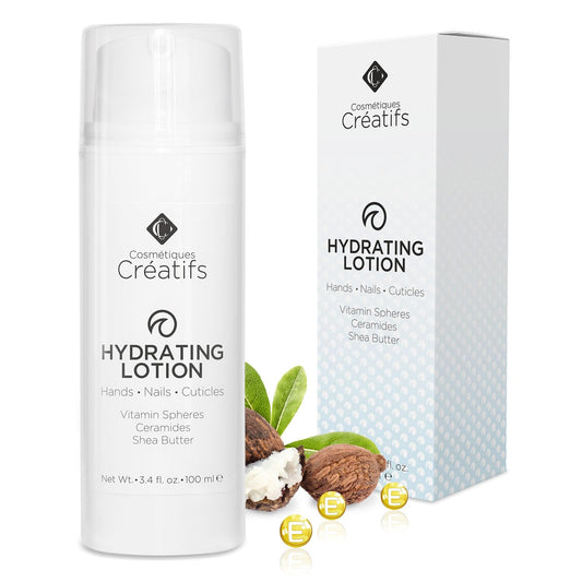 Hydrating Lotion for Dry Hands, Nails, and Cuticles, 3.4 fl. oz., Daily Moisturizing Skincare for Soft, Sensitive Skin with Shea Butter and Ceramides