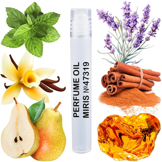 MIRIS Perfume Oil No. 47319, Inspired by Ultra Male, Long-Lasting Men Roll-On, Rollerball 0.34 Fl Oz / 10 ml