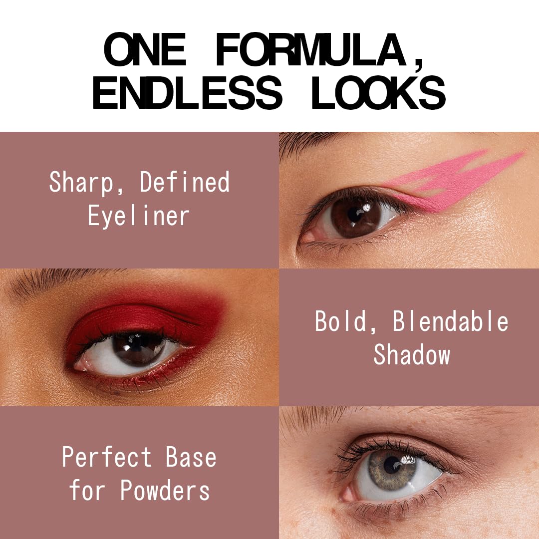 about-face Matte Fluid Eye Paint Capulets – High-Pigment Liquid Eyeshadow, Long-Lasting, No-Budge Matte Finish, Vegan & Cruelty-Free (Soft Brown)