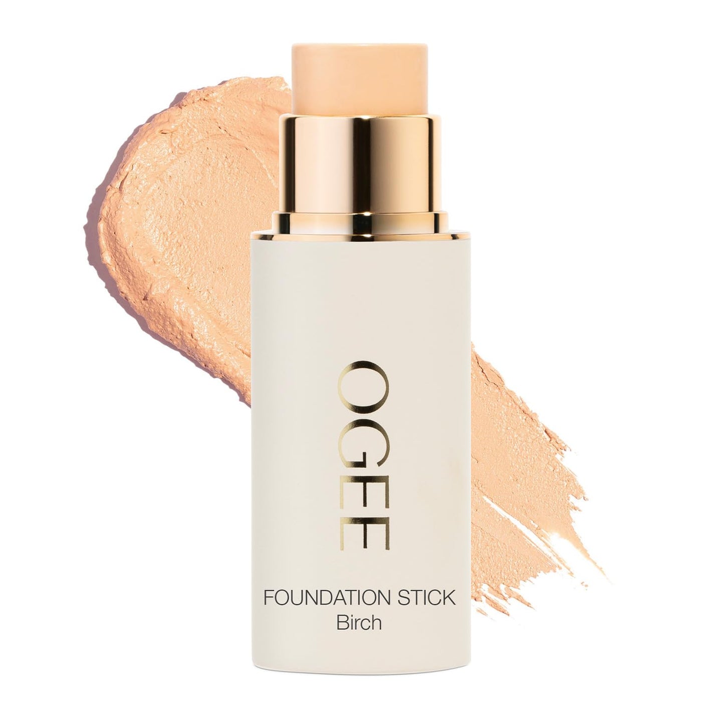 Ogee Sculpted Complexion Foundation Stick (Birch 0.25N - Fair, Neutral Undertones) Full Coverage Foundation Makeup - Instantly Balance & Even Complexion - 70% Organic Ingredients