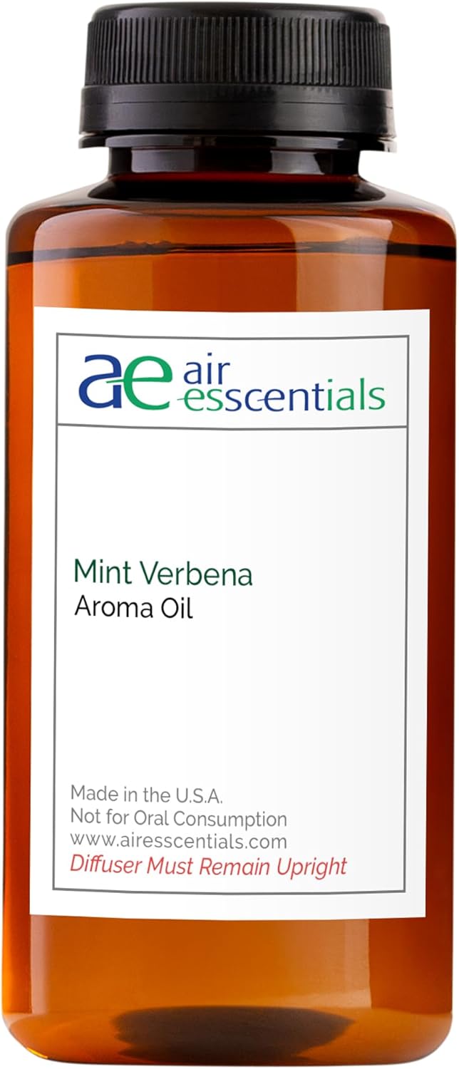 Mint Verbena Aroma Oil, Essential Oils Blend for Diffusers & Scent Machines, Citrus Charm & Minty Undertones, Aromatherapy, Cold Air Diffuser Compatible, 300 mL