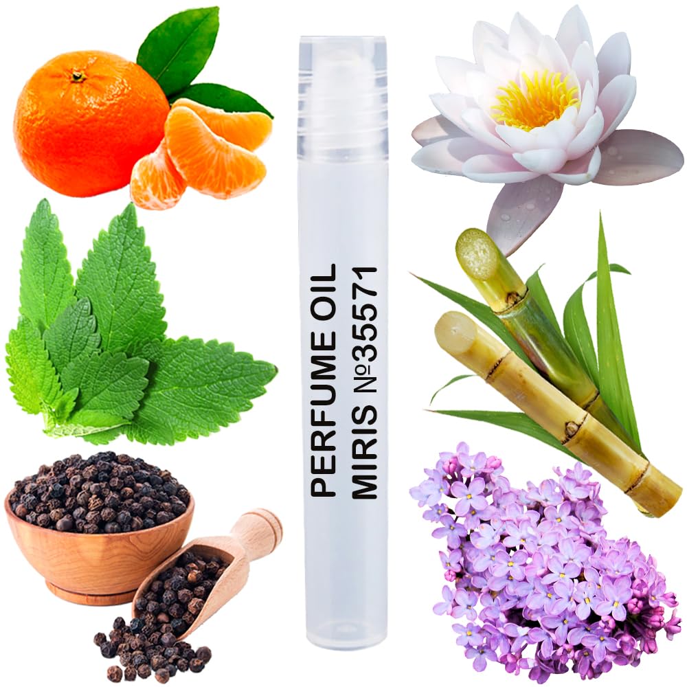 MIRIS Perfume Oil No. 35571, Inspired by Knz Pour Femme, Long-Lasting Women Roll-On, Rollerball 0.34 Fl Oz / 10 ml