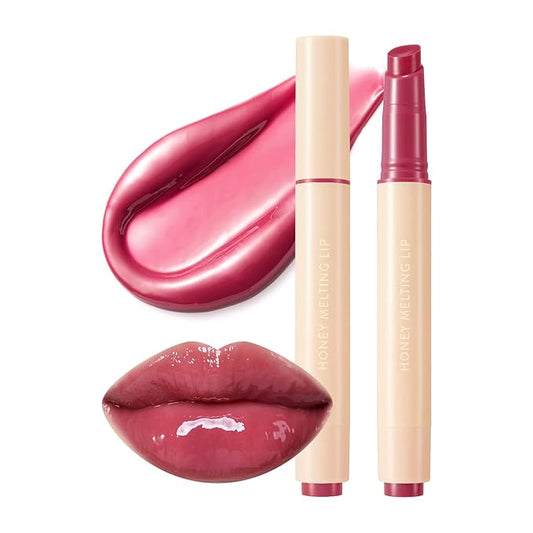 Nature Republic HONEY MELTING LIP 6-10 (08 BLACK CHERRY) K-BEAUTY, Lip Plumper, Tint, Balm, Korean, Lip GlossCute, Glow
