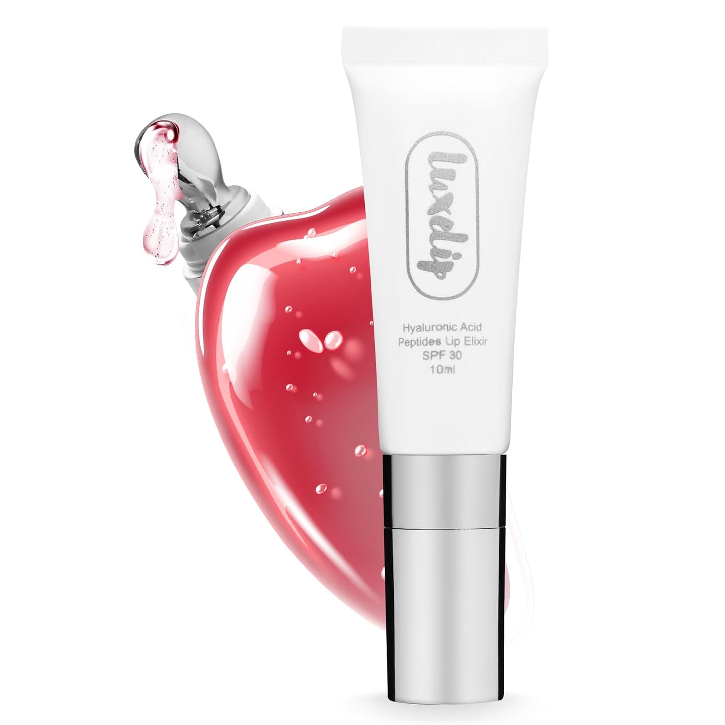 Tinted Lip Balm Elixir for OIder Women, Hydrating Vegan Lip Care with Sheer Color & Moisturizing Glow – Non-Sticky Nourishing, Lip Plumping Treatment for Soft, Smooth Lips (Rosewood 10ml)