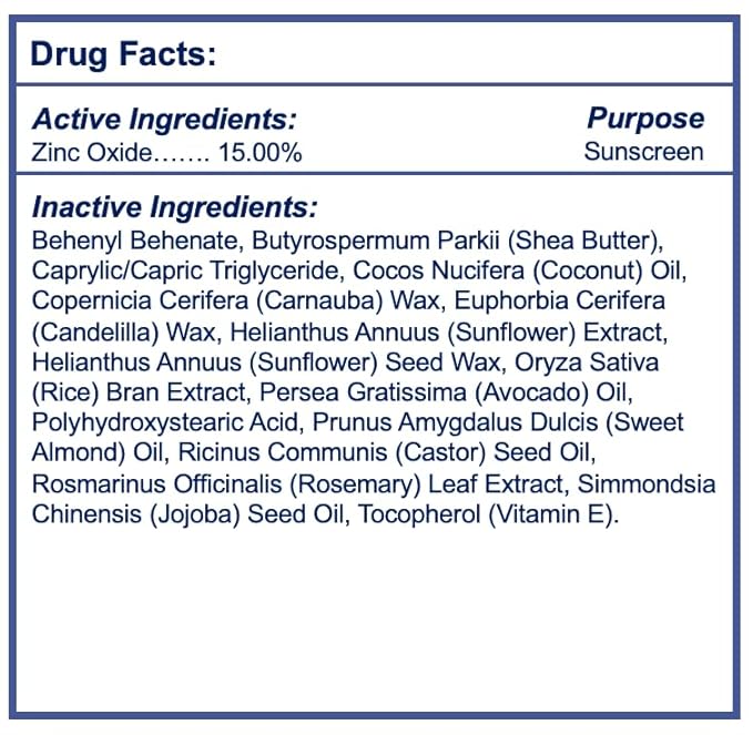 Dermatone Mineral Lip Balm SPF 30 | Moisturizing, Reef Safe, Oxybenzone Free | Broad Spectrum Sunburn Protection | Zinc Oxide Lip Sunscreen | Lip Balm with Sunscreen SPF 30 | 0.15 oz (2-Pack)