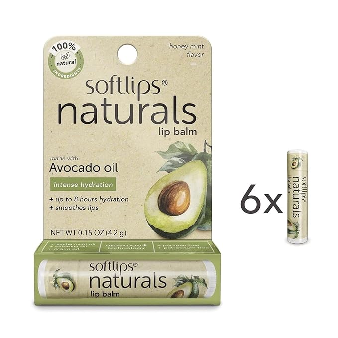 Softlips Natural with Avocado Oil Lip Balm (6)