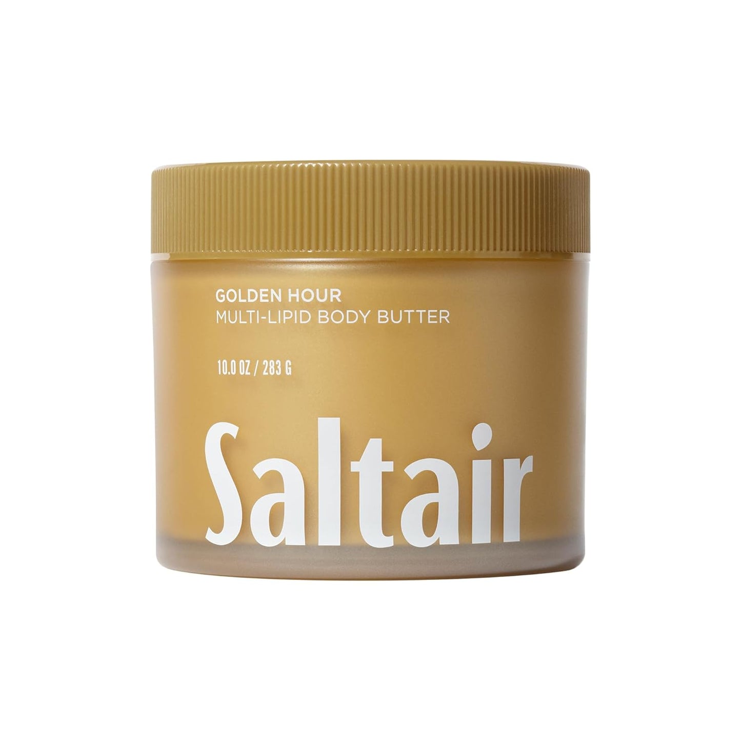 Saltair Multi-Lipid Body Butter - Rich, Nourishing Golden Hour Hydrating Body Cream with Ceramide Complex, Coconut Oil, Shea Butter, and Sea Buckthorn. Deep Moisturizing Dry Skin Care. 10oz Jar