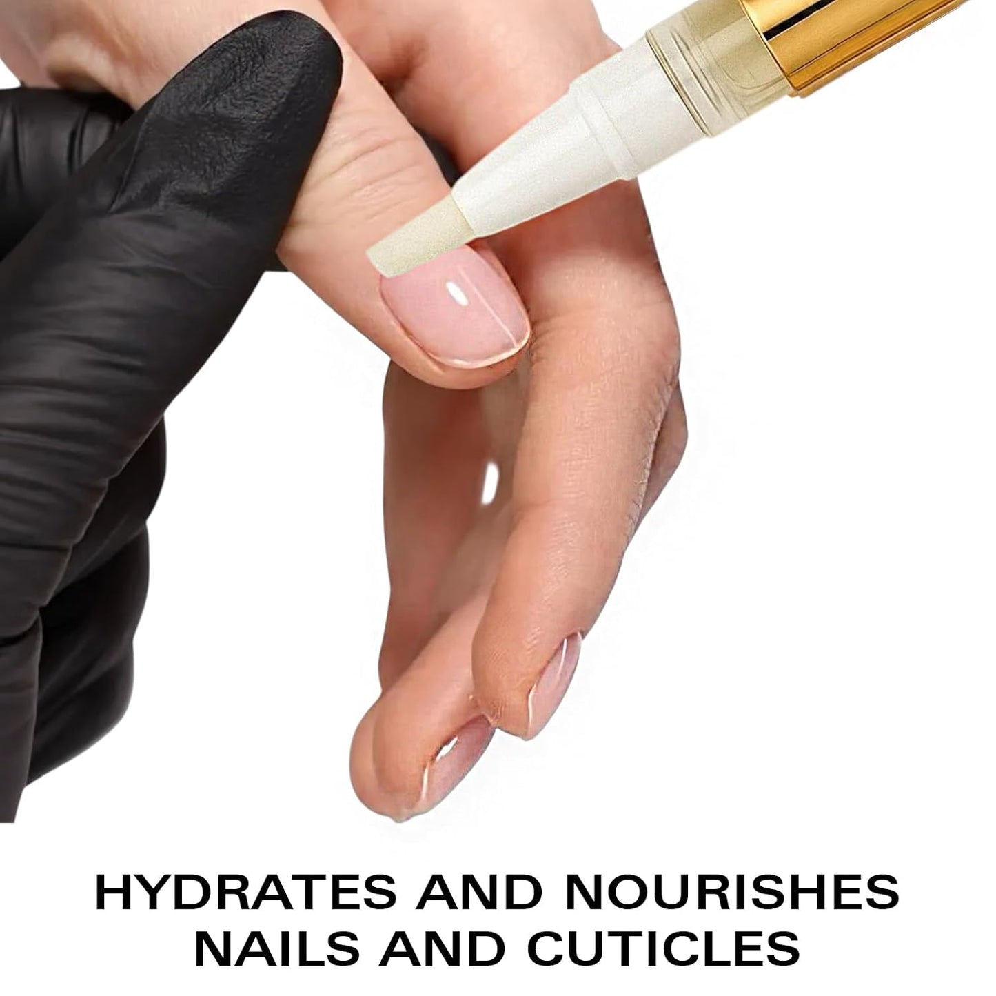 Nail Oil Cuticle Pen - Pineapple - Nail Strengthener & Growth Serum with Vitamin A, D, E, B5, Grapeseed & Natural Oils - Repair for Brittle, Peeling, Thin Nails - Twist Brush Pen