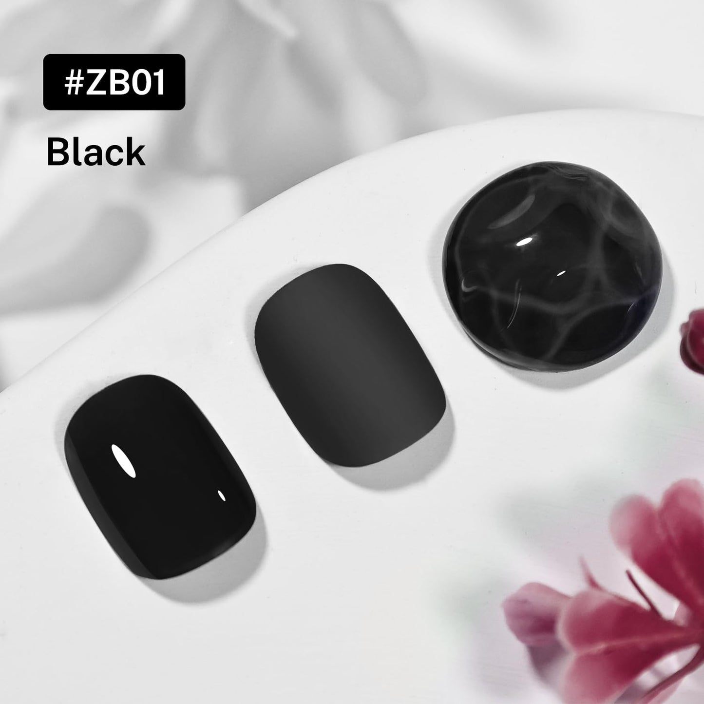 16.5ml Black Nail Polish Large Volume Quick Drying Nail Polish, Fast Drying and Long Lasting Color Nail Art DIY Home Manicure Gift for Women