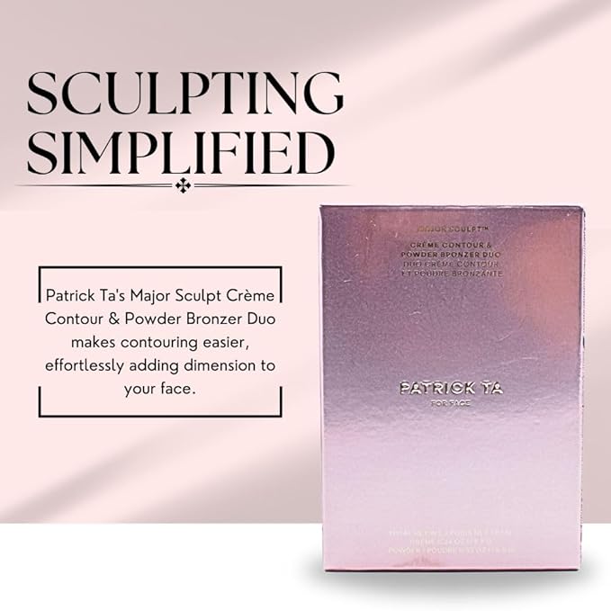 PATRICK TA Major Sculpt Crème Contour & Powder Bronzer Duo She's Statuesque