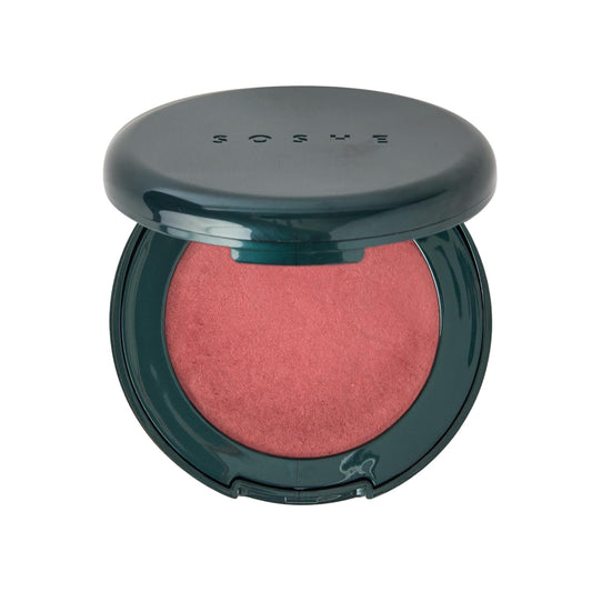 SOSHE Beauty - Blurring Pillow Blush | Featherlight, Cushiony, Cream to Powder Formula | Squalane, Cucumber Seed Extract, Ashwagandha Root | Vegan, Clean, Cruelty-Free (Rosy Rest, Dusty Pink)