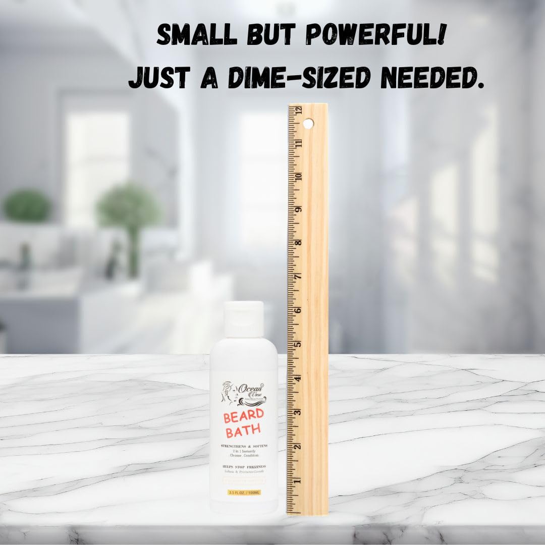 Ocean View Deep Waves Beard Bath, Strengthens & Softens, 3.5 fl oz