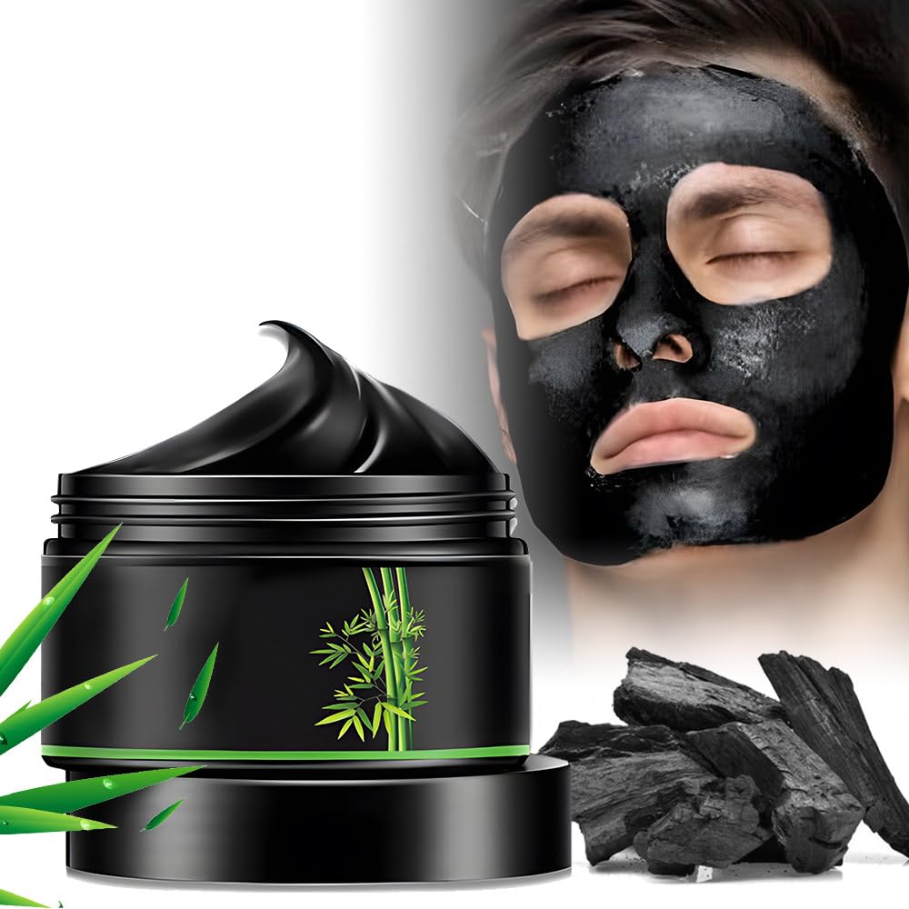 Blackhead Remover Mask, Black Activated Charcoal Face Mask Skincare Peel Off, Blackhead Peel Off Face Mask Blackheads Remover Strip Facial Mask for All Skin Types(4.23 Fl.oz)