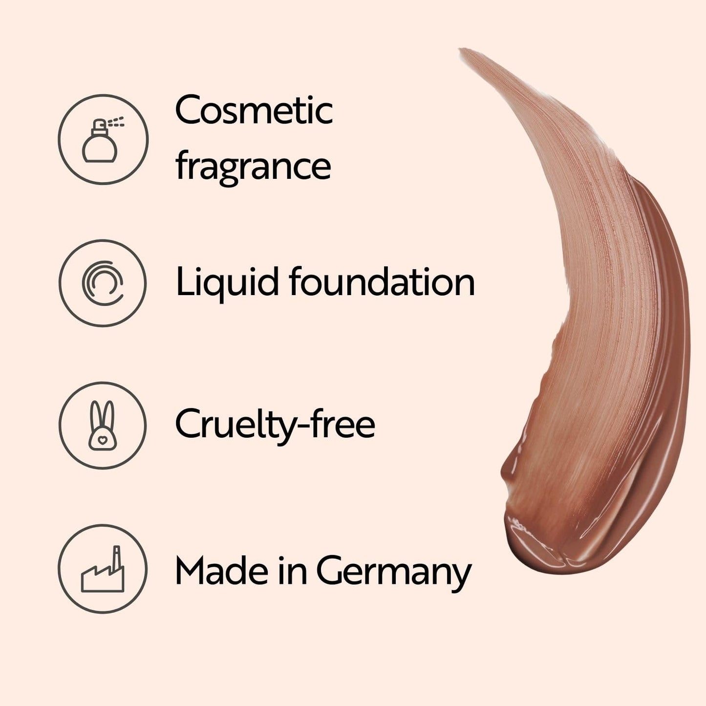 M. Asam MAGIC FINISH Supercharge Serum Foundation Deep Almond (1.01 Fl Oz) - Moisturizing Make Up & Firming Face Serum In One, Anti-aging CC Cream With Optimal Coverage & Hyaluronic Acid