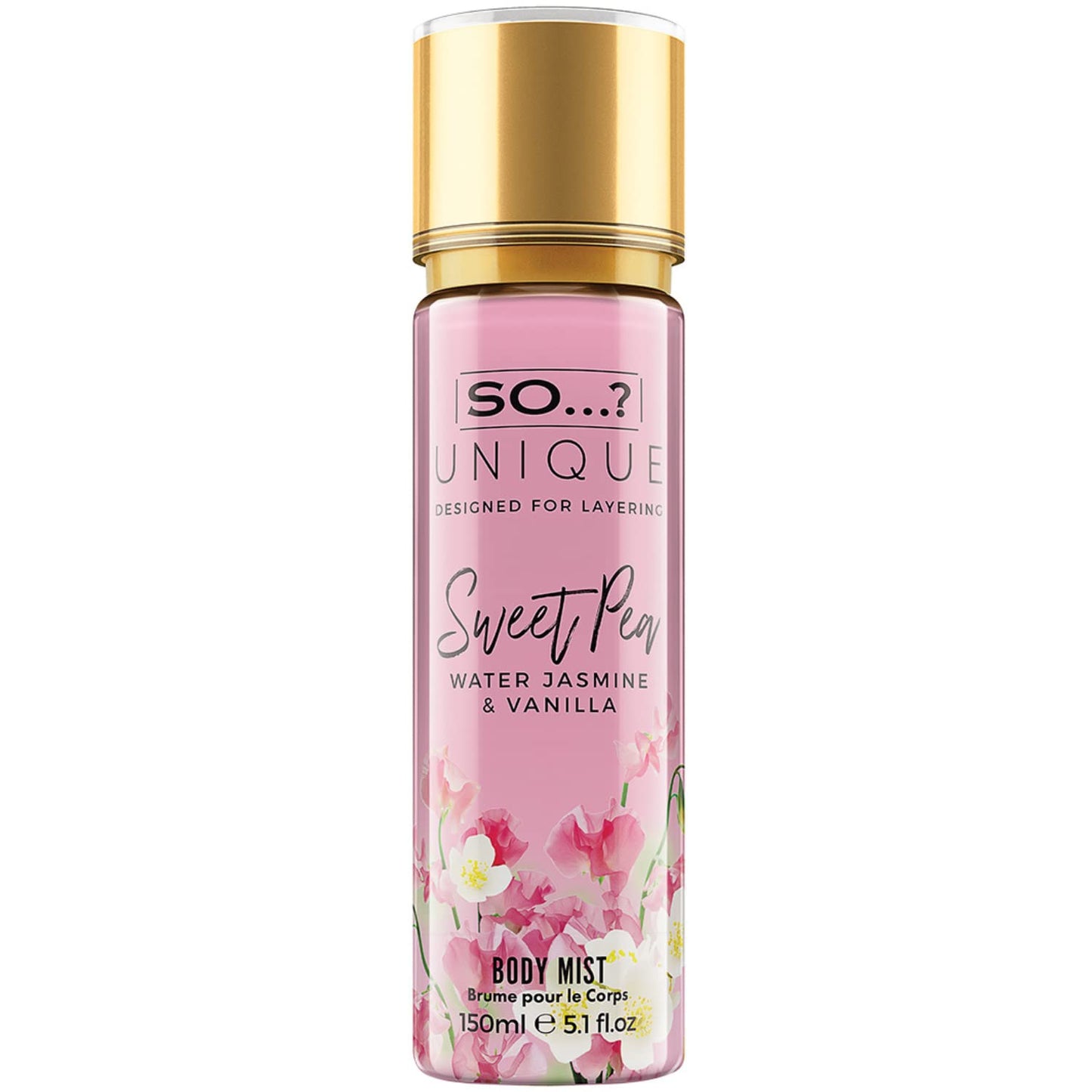 So…? Unique Sweet Pea Body Mist - Perfect Gifts For Women - Vanilla Perfume With Floral, Fruity Notes And Musk - Ideal Perfume For Women - 5.1 oz