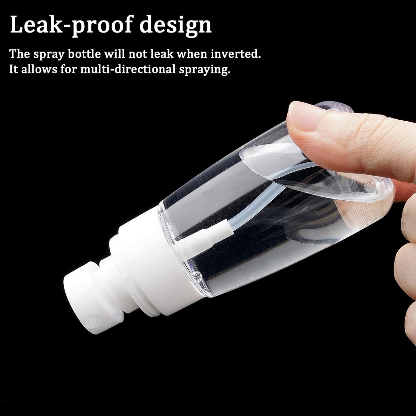 Cosywell Fine Mist Spray Bottles TSA Approved 2oz 60ml 8 Pack Leak Proof Travel Spray Bottle Empty Small Spray Bottles for Perfume Essential Oils Toners Rose Water Cosmetics (8PCS-4Colors)