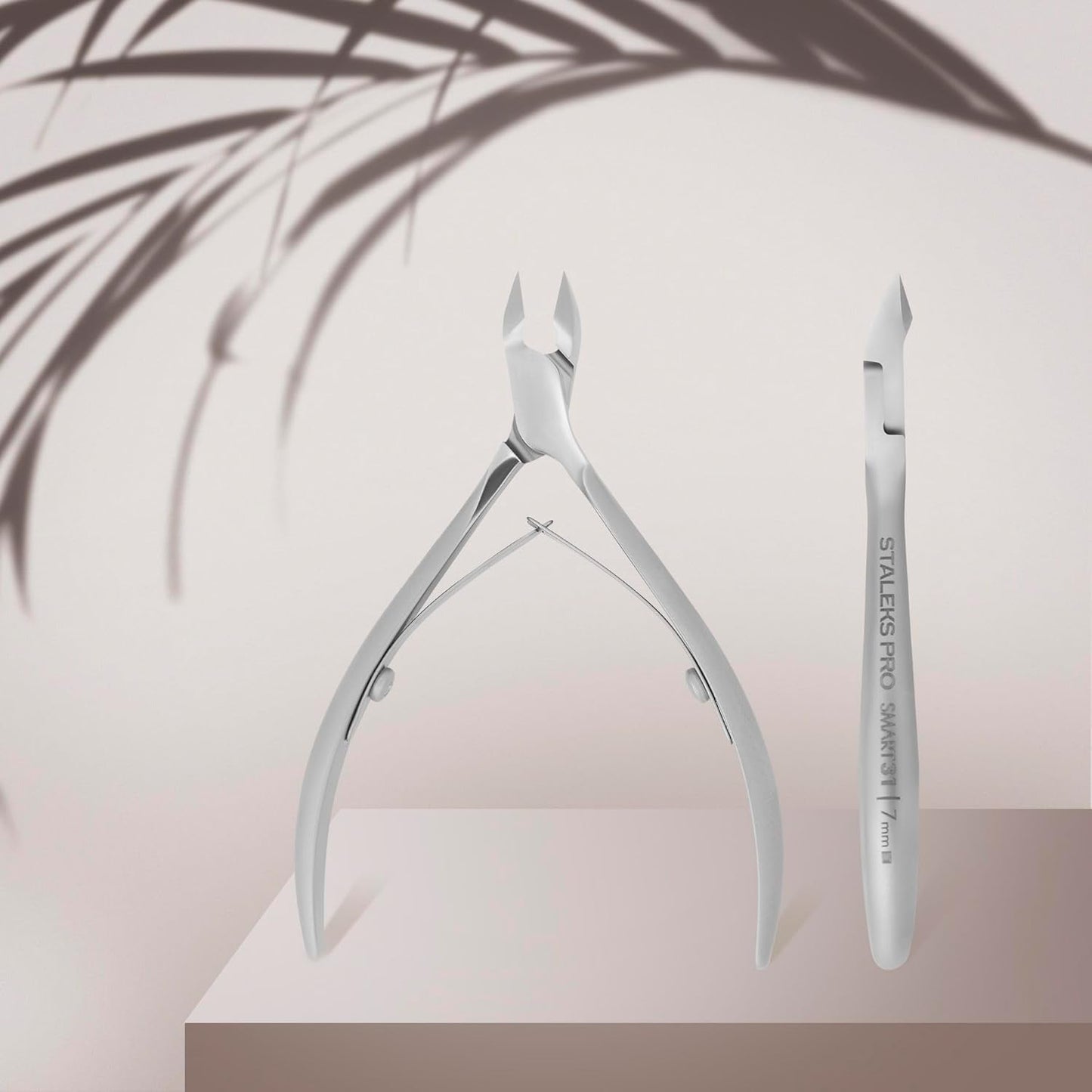 Staleks Pro SMART 31 Cuticle Nippers – 7mm Blade Cuticle Trimmer – Sharp & Durable Stainless Steel – Professional Manicure Tool