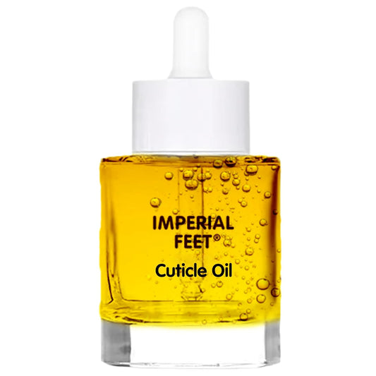 Imperial Feet Cuticle Oil for Nail Growth and Strength 30ml/1 FL Oz-Almond, Jojoba, Vitamin E Oil for Nails and Cuticles-Hydrates, Natural Nail Strengthener and Nourishes Dry Cuticles-Cuticle Softener