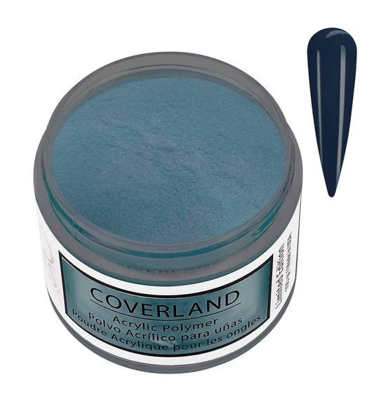 Tones Coverland Acrylic Nail Powder "Bleu Nuit" - Limited Edition Acrylic Powder for Nail Design, Sculpting, and Masking Nail Bed Imperfections - (1.5 Oz)