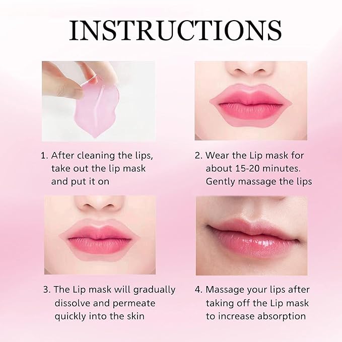 30 Pairs Lip Masks & Eye Mask, 24K Gold Gel Crystal Collagen Eye Patches for Puffy Eyes, Moisturizing Lip Mask Crystal Lip Pads, Under Eye Patches for Dark Circles, Eye Bags, Wrinkles and Fine Lines