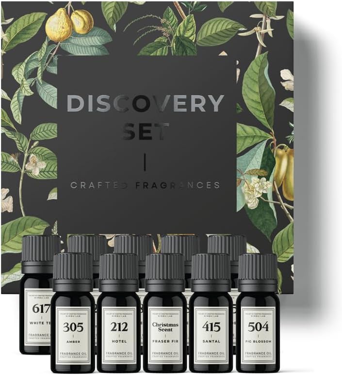 Discovery Set by Nimbu Lab – Set of 10 Premium Fragrance Oils (5ml)