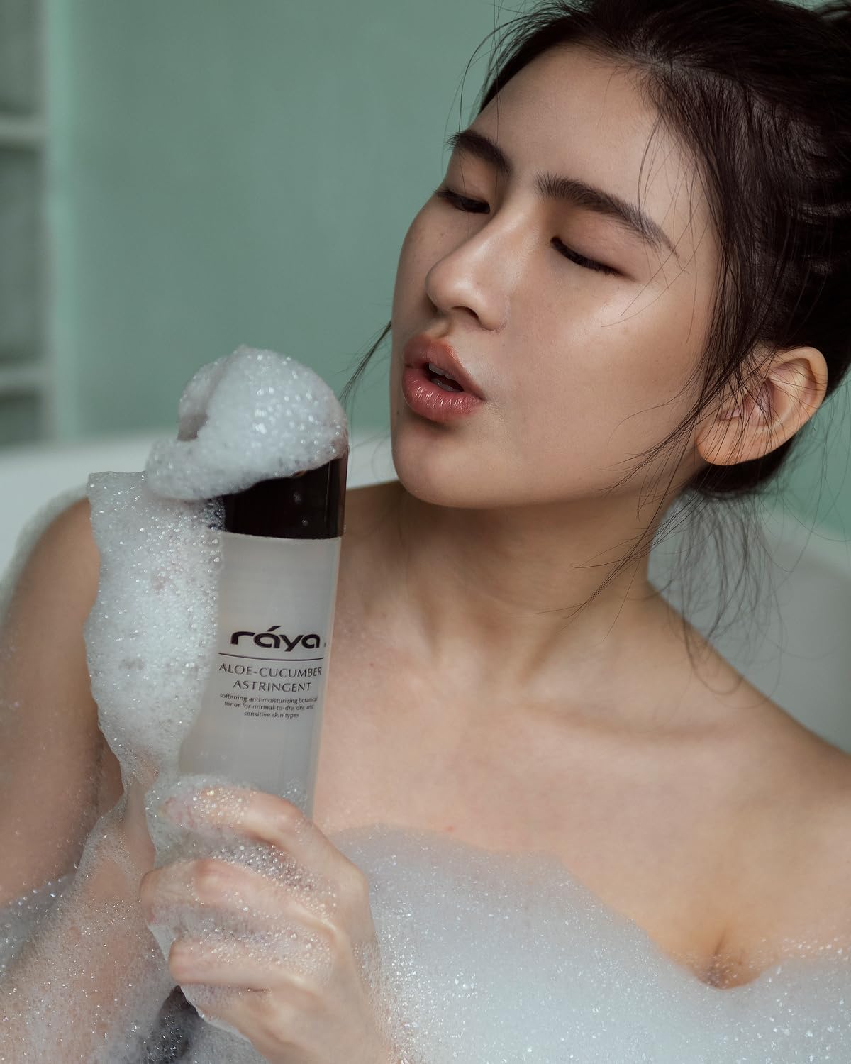 RAYA Aloe Cucumber Astringent 16 oz (202) | Gentle Pore Tightening and Smoothing Facial Toner for Dry and Sensitive Skin | Helps Refine, Cool, and Sooth | Smooths Complexion When Used Before Make-Up