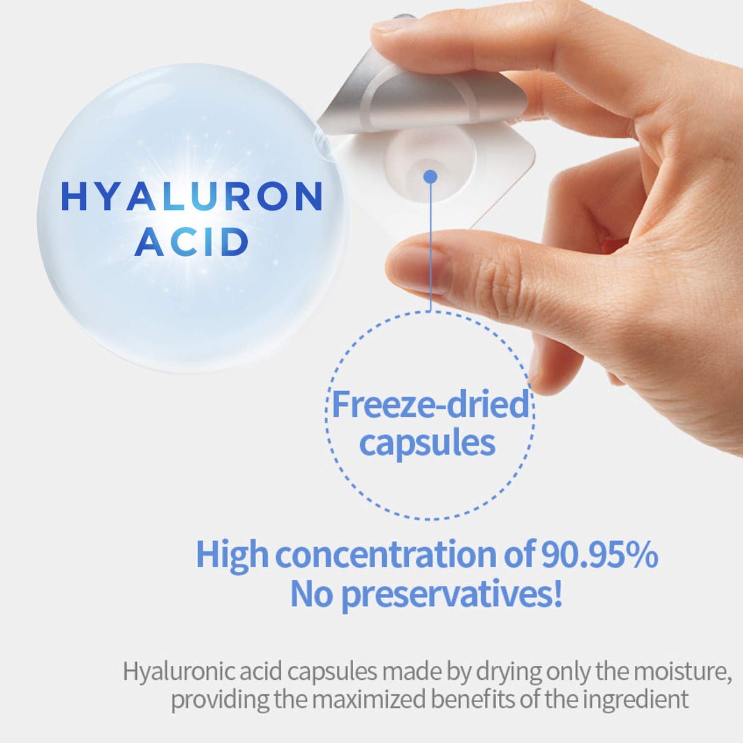 WELLAGE Real Hyaluronic Acid Hydrate One Day Kit Serum 2ea, Korean Beauty Secret Ampoule, High Concentration HA Ceramide 8 Herbal Extracts for Firming and Moisturizing Special Day Care