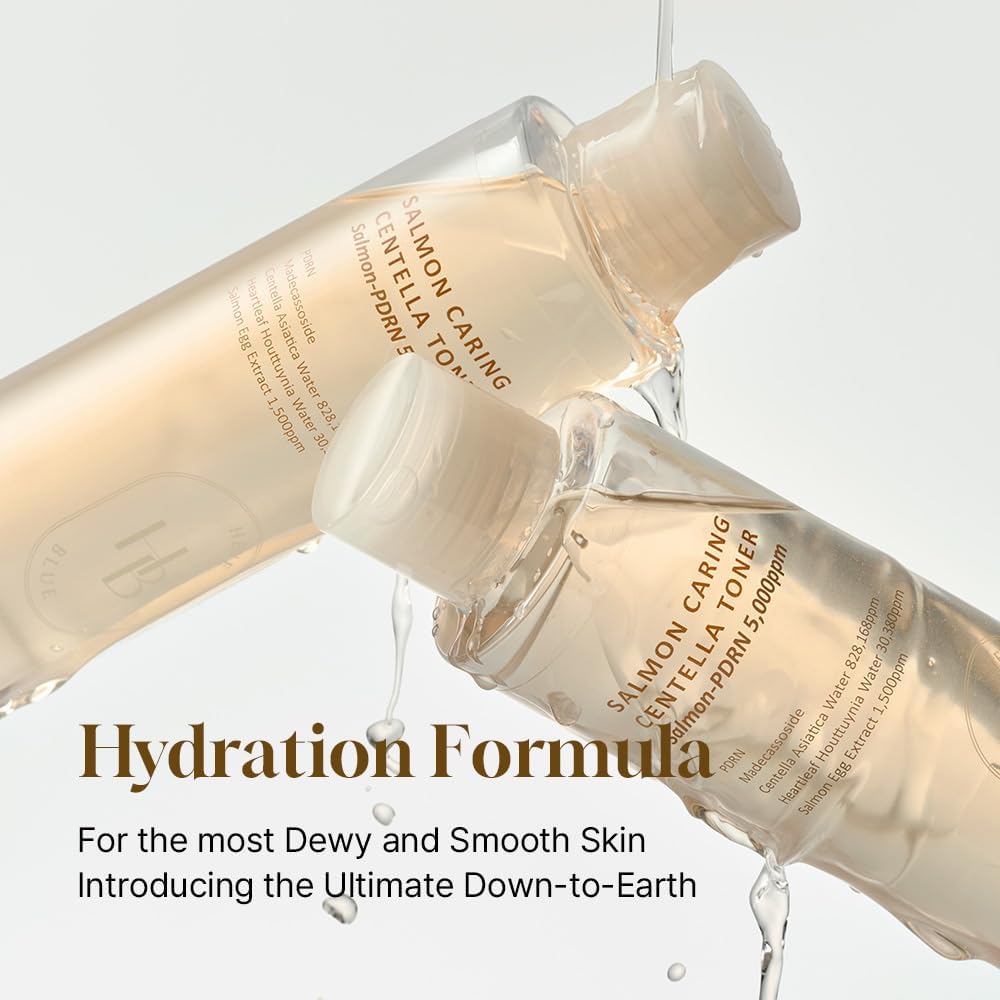 Salmon Caring Centella Toner - Salmon PDRN, pH 5.5, Salmon Egg Extract, Centella, Madecassoside, Restore and Rejuvenate, Refine Skin Texture, Low Irritation, Korean Skincare, K-Beauty