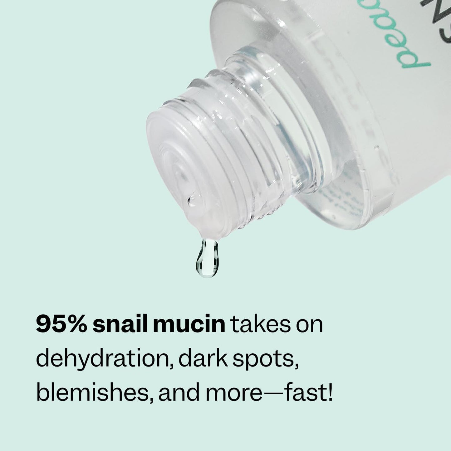 Peach Slices | Snail Rescue Blemish Busting Toner | 95% Snail Mucin | Pore Cleaner | Hydrates & Balances | Korean Skin Care | CICA | Hyaluronic Acid | Non-Comedogenic | Cruelty-Free | 4.05 oz