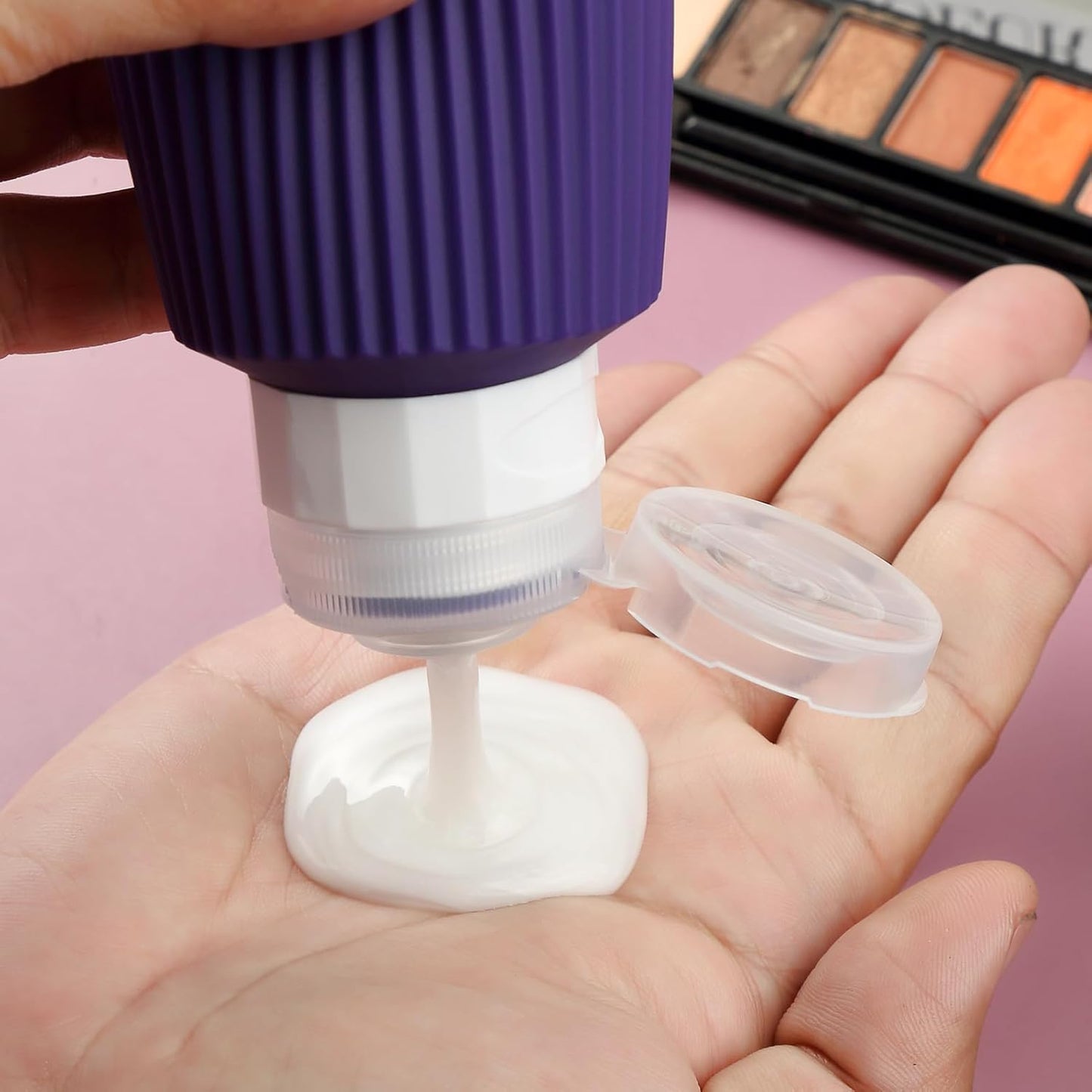 16 Pack Travel Bottles for Toiletries, Large 6oz Silicone Travel Containers with No-Drip Valve and Wide Opening