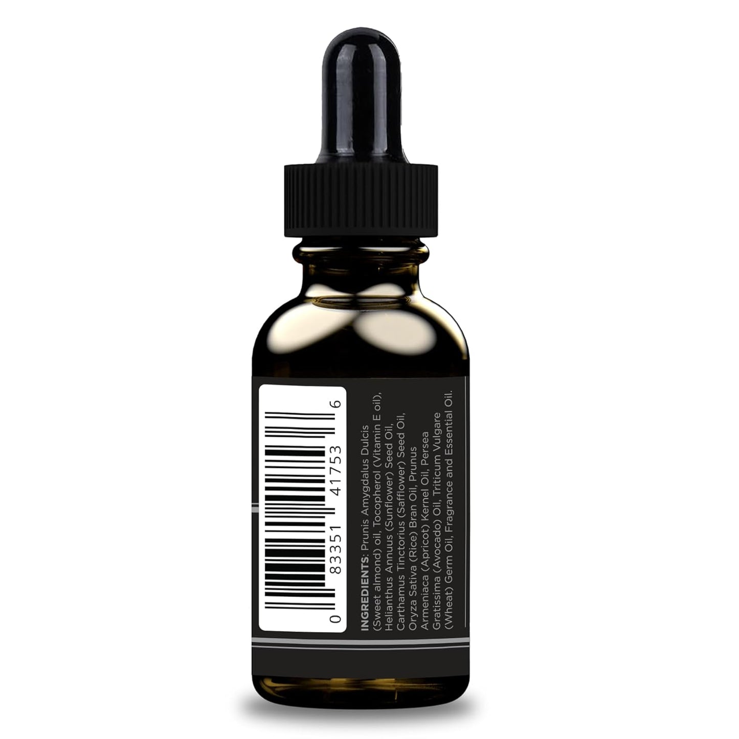 Detroit Grooming Beard Oil | Hydrating & Nourishing Formula with Vitamin | Cedarwood & Amber • Black (1 oz)